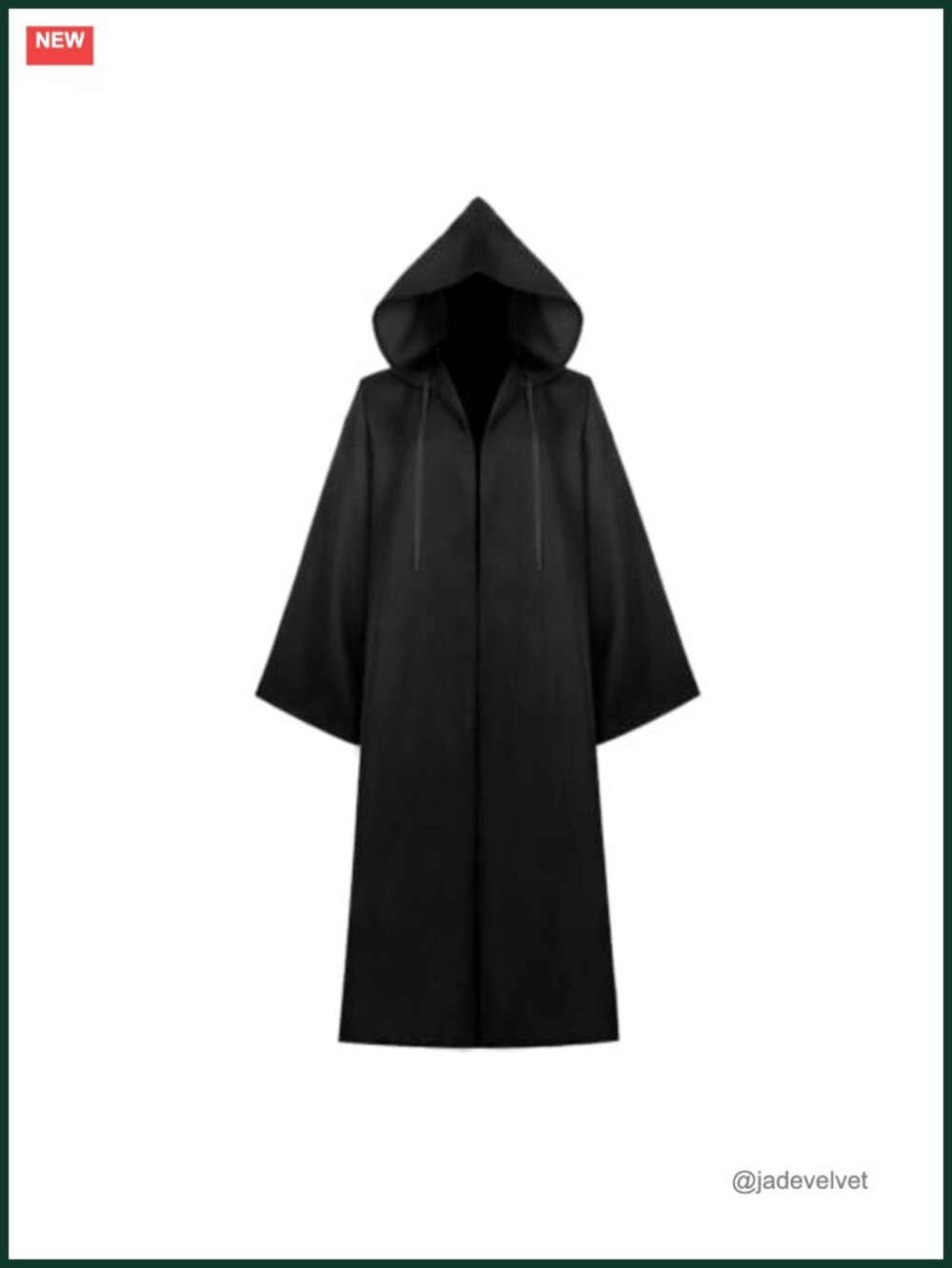 Adult Medieval Hooded Cape Costume Cosplay Knight Wizard Cloak Polyester